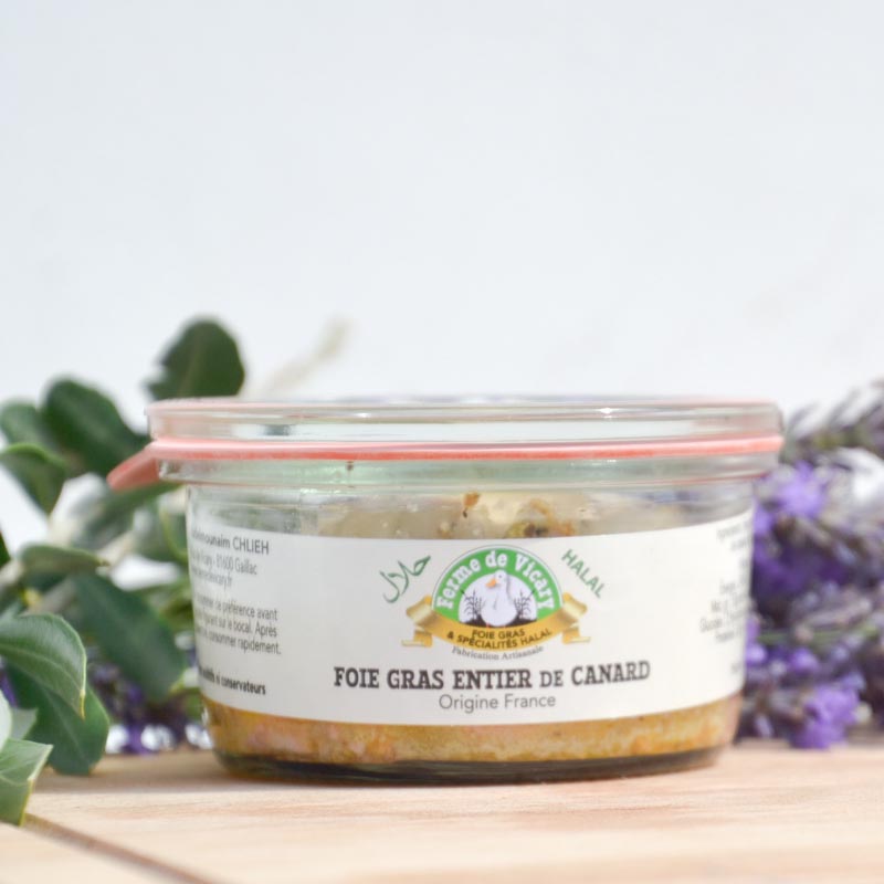 LOBE DE FOIE GRAS CANARD CRU HALAL (500-600g) – La Ferme de Vicary